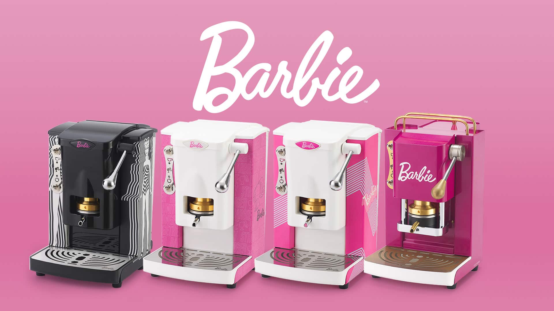 FABER MINI DELUXE BARBIE EDITION MACCHINA DA CAFFE MINI DELUXE BARBIE  LIMITED EDITION